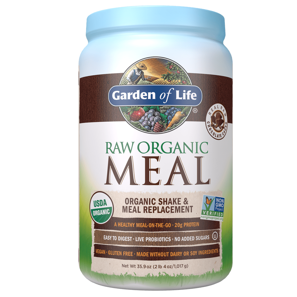 Garden of Life Sports Nutrition & More Chocolate Cacao 1,017 Grams Garden of Life Raw Meal 2lbs