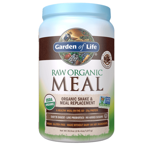 Garden of Life Sports Nutrition & More Chocolate Cacao 1,017 Grams Garden of Life Raw Meal 2lbs