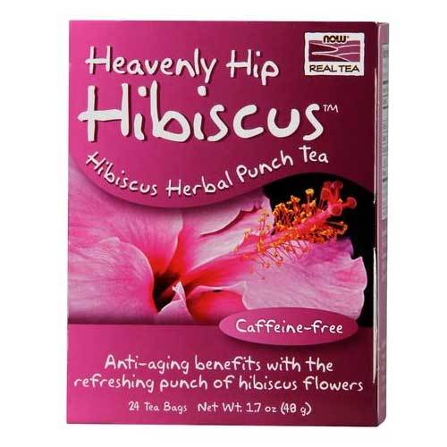 Now Foods Vitamins, Minerals, Herbs & More Now Foods Heavenly Hip Hibiscus Tea Bags 24 Bags (582189875244)