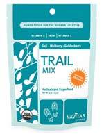 Navitas Naturals Vitamins, Minerals, Herbs & More Navitas Naturals Trail Mix Goji-Mulberry-Goldenberry (Certified Organic) 8 Oz (581249761324)