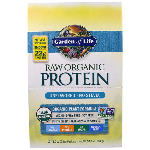 Garden of Life Sports Nutrition & More Original Garden of Life Raw Protein Packets 15/Box (581461999660)