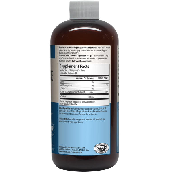 MRM Sports Nutrition & More MRM L-Carnitine 17 Fl Oz
