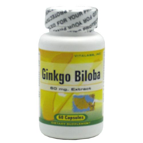 Vitalabs Vitalabs Ginkgo Biloba 60mg 60 Caps (581834571820)