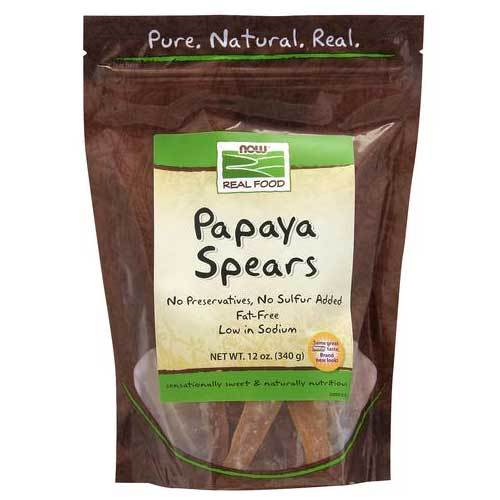 Now Foods Vitamins, Minerals, Herbs & More Now Foods Papaya Spears 12 Oz