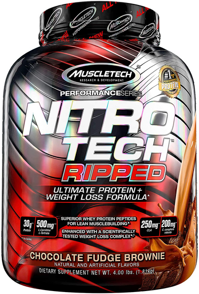 MuscleTech Protein Powders Nitro-Tech Ripped 4lbs