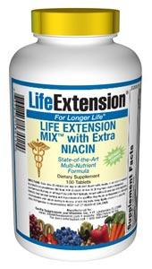 Life Extension Vitamins, Minerals, Herbs & More Life Extension Mix with Extra Niacin without Copper 100 Tabs (581070880812)