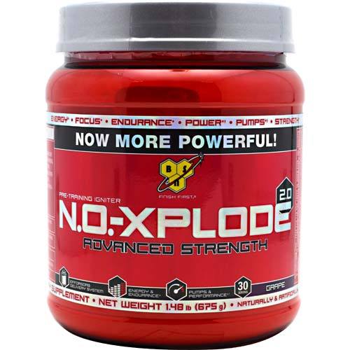 BSN Sports Nutrition & More Grape BSN NO-Xplode 2.0 30 Servings (581457018924)