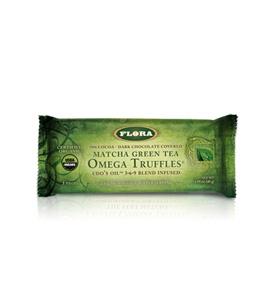 Flora (Udo's Choice) Sports Nutrition & More Flora (Udo's Choice) Matcha Green Tea Omega Truffles 70% Cocoa-Dark Chocolate Covered 12/Box (581297078316)