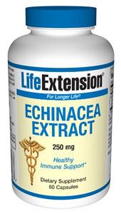 Life Extension Vitamins, Minerals, Herbs & More Life Extension Echinacea Extract 250mg 60 Caps (581052891180)