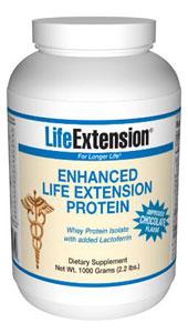 Life Extension Sports Nutrition & More Life Extension Enhanced Whey Protein (Chocolate) 1000 grams (581060231212)