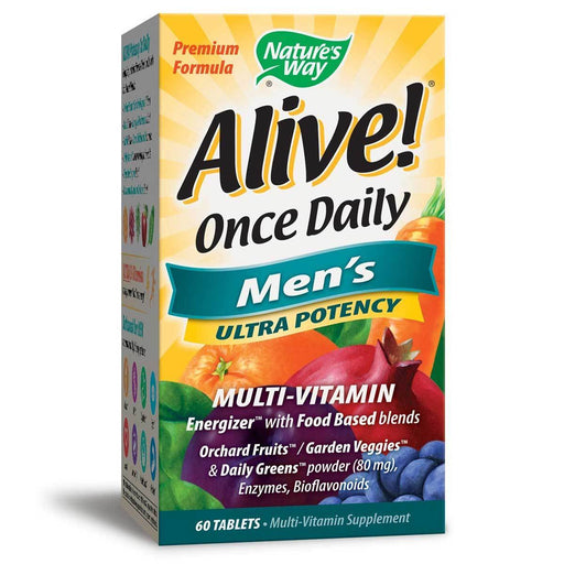 Nature's Way Vitamins, Minerals, Herbs & More Nature's Way Alive! Once Daily Men's 60 Tabs