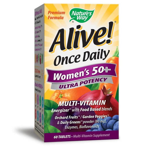 Nature's Way Vitamins, Minerals, Herbs & More Nature's Way Alive! Once Daily Women's 50+ 60 Tabs (581270437932)