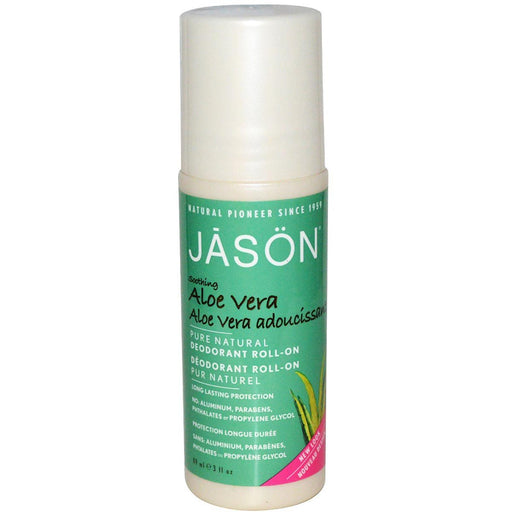 Jason Vitamins, Minerals, Herbs & More Jason Aloe Vera Deoderant Roll On 3 Oz (580704796716)