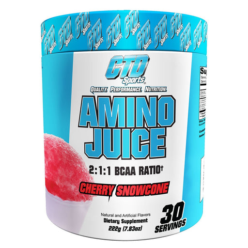 CTD Labs Sports Nutrition & More Cherry Snowcone CTD Labs Amino Juice 30 Servings