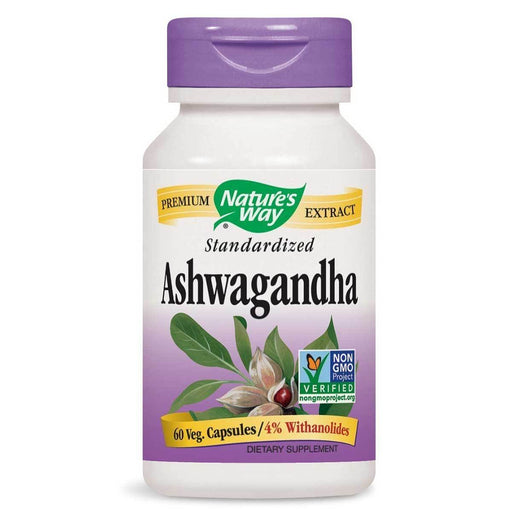 Nature's Way Vitamins, Minerals, Herbs & More Nature's Way Ashwagandha 500mg 60 Vege Caps