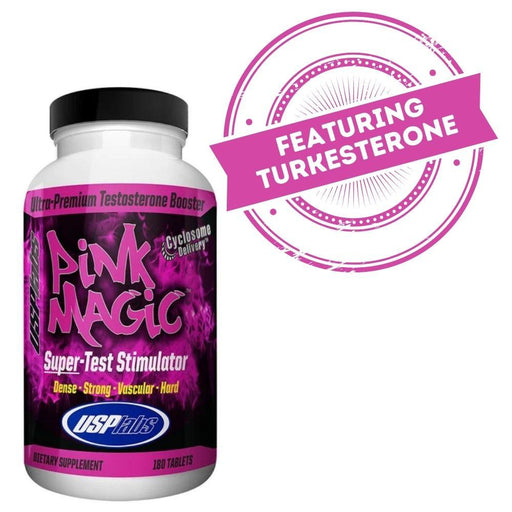 USPLABS Sports Nutrition & More USPLABS Pink Magic With Turkesterone 180 Tablets