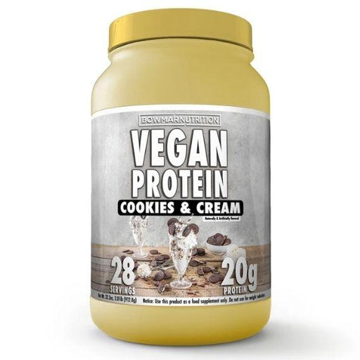 Bowmar Nutrition Protein Powders Cookies and Cream Bowmar Vegan Protein 2lb