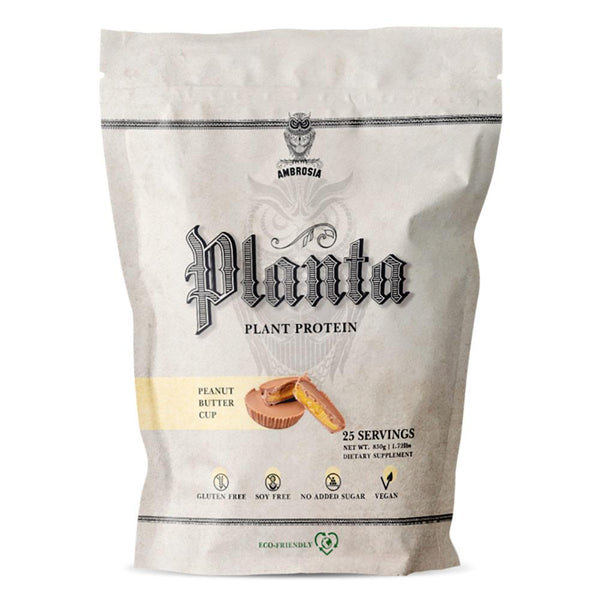 Ambrosia Collective Protein Powders Peanut Butter Cup Ambrosia Collective Planta Plant Based Protein 25 Servings (4414750851187)