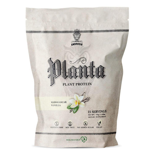 Ambrosia Collective Protein Powders Madagascar Vanilla Ambrosia Collective Planta Plant Based Protein 25 Servings (4414750851187)