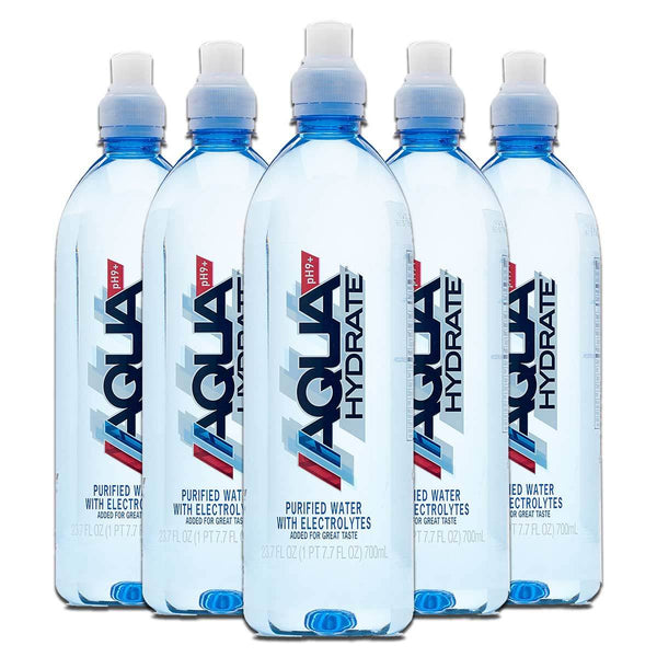 AquaHydrate, Inc. Drinks Default AquaHydrate Water with Electrolytes 12-700 mL Bottles (1315823058988)