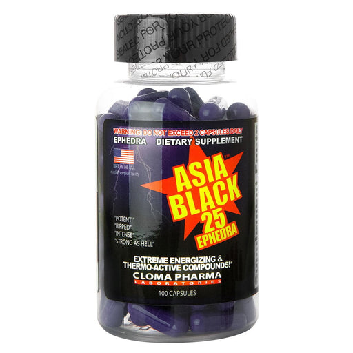 Cloma Pharma Fat Burner Default Cloma Pharma Asia Black 25mg Ephedra 100C (1022056005676)