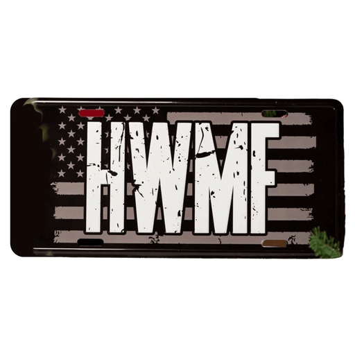 AXE & SLEDGE Apparel Accesories Books HWMF Axe and Sledge License Plate