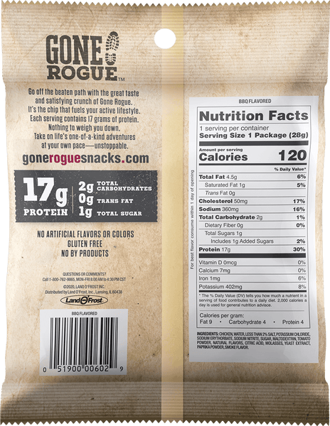 Gone Rogue Foods Juices Gone Rogue Chicken Chips 8 Box