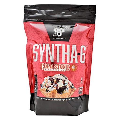 BSN Protein Powders Birthday Cake Remix Syntha-6 Cold Stone Creamery 9 Servings 14Oz (1333957853228)