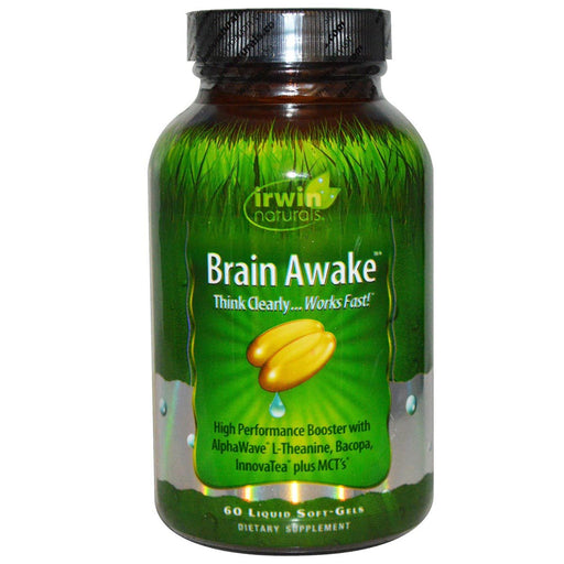 Irwin Naturals Sports Nutrition & More Irwin Naturals Brain Awake 60 Liquid Soft Gels (581961220140)