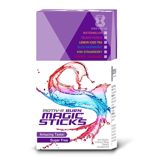 Motiv-8 Sports Nutrition & More Motiv-8 Burn Magic Sticks Variety 24 Pack (582488031276)