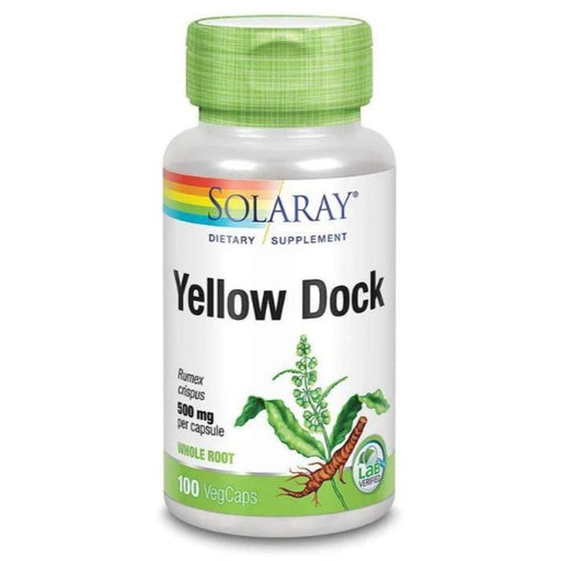 Solaray Specialty Health Products Default Solaray Yellow Dock Root 500mg 100C (1859980918828)