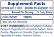 Hi-Tech Pharmaceuticals Creatine Hi-Tech Pharmaceuticals Creatine Nitrate 1000mg 120 Tablets