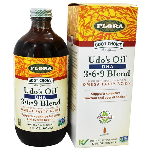 Flora (Udo's Choice) Vitamins, Minerals, Herbs & More Flora Udo's Choice DHA 3 6 9 Blend 17 oz