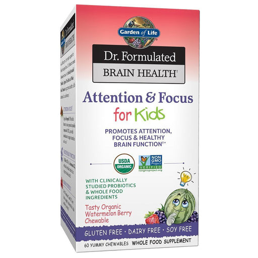 Garden of Life Specialty Health Products Default Garden Of Life Dr. Formulated Attention & Focus For Kids 60C (1101988954156)