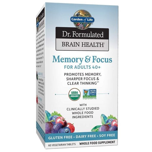 Garden of Life Specialty Health Products Default Garden Of Life Dr. Formulated Memory & Focus For Adults 40+ 60 Tablets