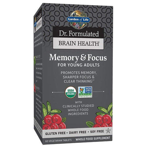 Garden of Life Specialty Health Products Garden Of Life Dr. Formulated Memory & Focus For Young Adults 60T