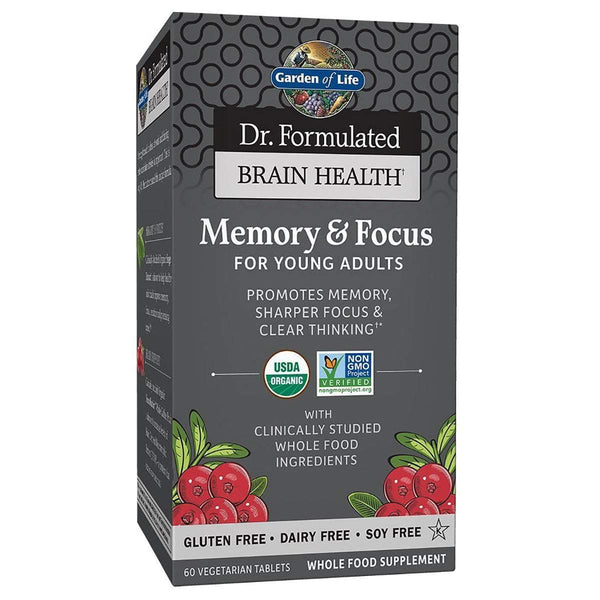 Garden of Life Specialty Health Products Garden Of Life Dr. Formulated Memory & Focus For Young Adults 60T