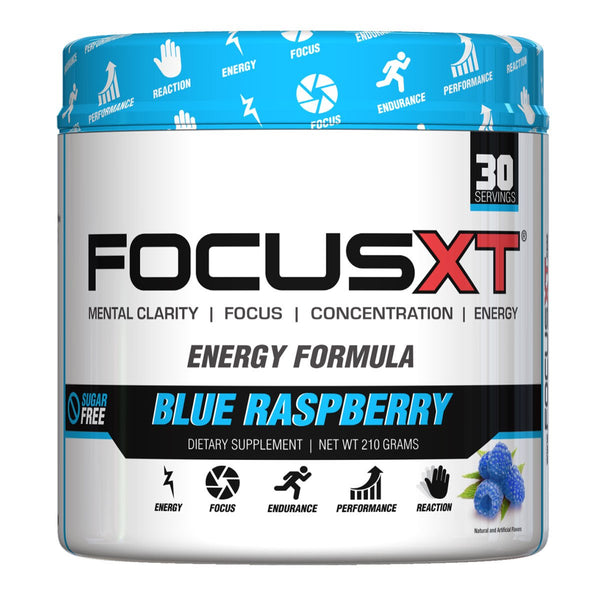 Serious Nutrition Solutions Sports Nutrition & More Blue Raspberry Serious Nutrition Solutions Focus XT 30 Servings