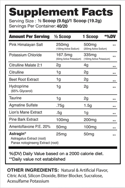I-Prevail Nitric Oxide I-Prevail Non-Stim Forge Pump 40/20 Servings