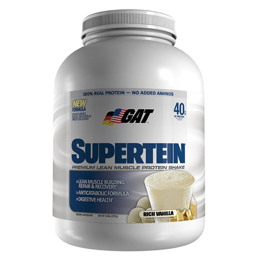GAT Sports Nutrition & More Rich Vanilla GAT Supertein 5.0 Lbs (581711233068)