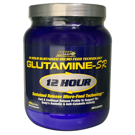 MHP Sports Nutrition & More MHP Glutamine-SR 12 Hour Muscle Feeder 1000 Grams (580803985452)