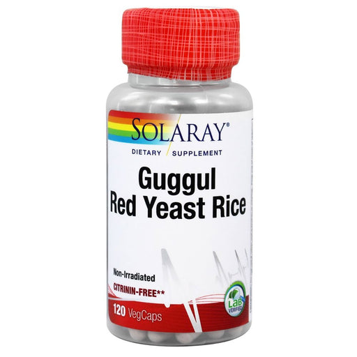 Solaray Vitamins, Minerals, Herbs & More Solaray Guggul and Red Yeast Rice 120 Caps