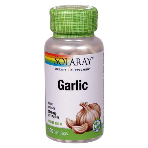 Solaray Vitamins, Minerals, Herbs & More Solaray Garlic 500mg 100 Caps