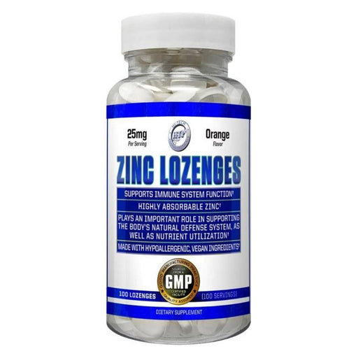 Hi-Tech Pharmaceuticals Vitamins & Minerals Hi-Tech Pharmaceuticals Zinc Lozenges 100ct (4434793791603)