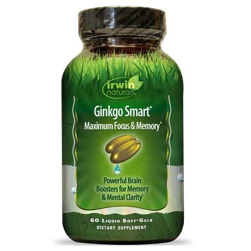 Irwin Naturals Vitamins, Minerals, Herbs & More Irwin Naturals Ginkgo Smart 60 Liquid Soft Gels