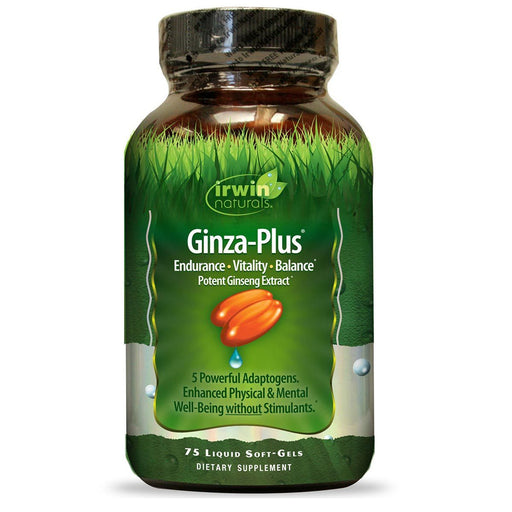 Irwin Naturals Vitamins, Minerals, Herbs & More Irwin Naturals Ginza-Plus 75 Liquid SoftGels (581449777196)