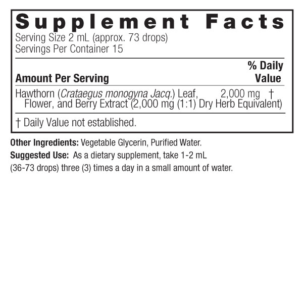 Nature's Answer Herbs Nature's Answer Hawthorne 1oz