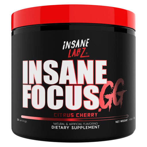 Insane Labz Sports Nutrition & More Cherry Citrus Insane Labz Insane Focus.GG 30 Servings