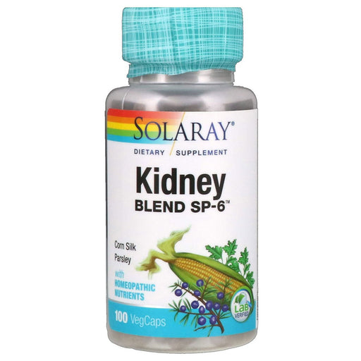 Solaray Vitamins, Minerals, Herbs & More Solaray Kidney Blend SP-6 100 Caps (580646109228)