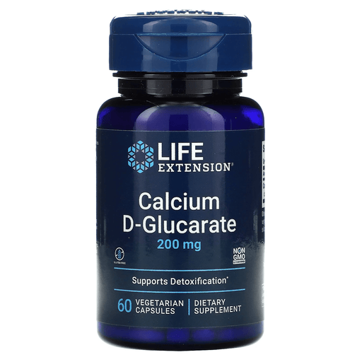 Life Extension Vitamins, Minerals, Herbs & More Life Extension Calcium D-Glucarate 200 mg 60 Caps